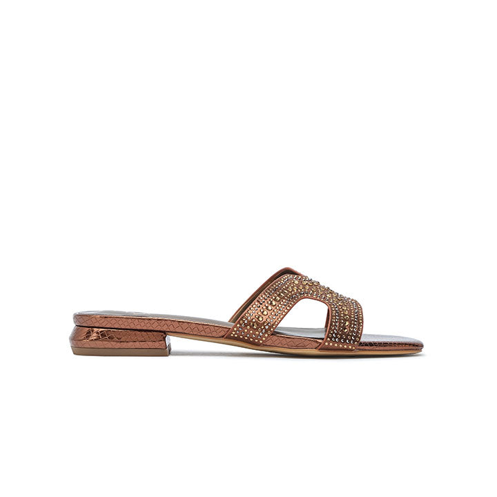 FYOR Flat Sandal #color_bronze