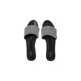 Fyor MY 244 Flat sandal #color_black