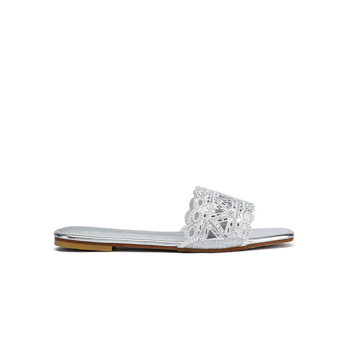 Fyor MY 319 Flat sandal #color_silver
