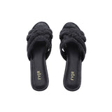 FYOR Flat Sandal #color_black