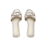 FYOR Flat Sandal #color_gold