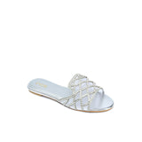 FYOR Flat Sandal #color_silver