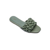 Fyor MY 178 Flat sandal #color_green