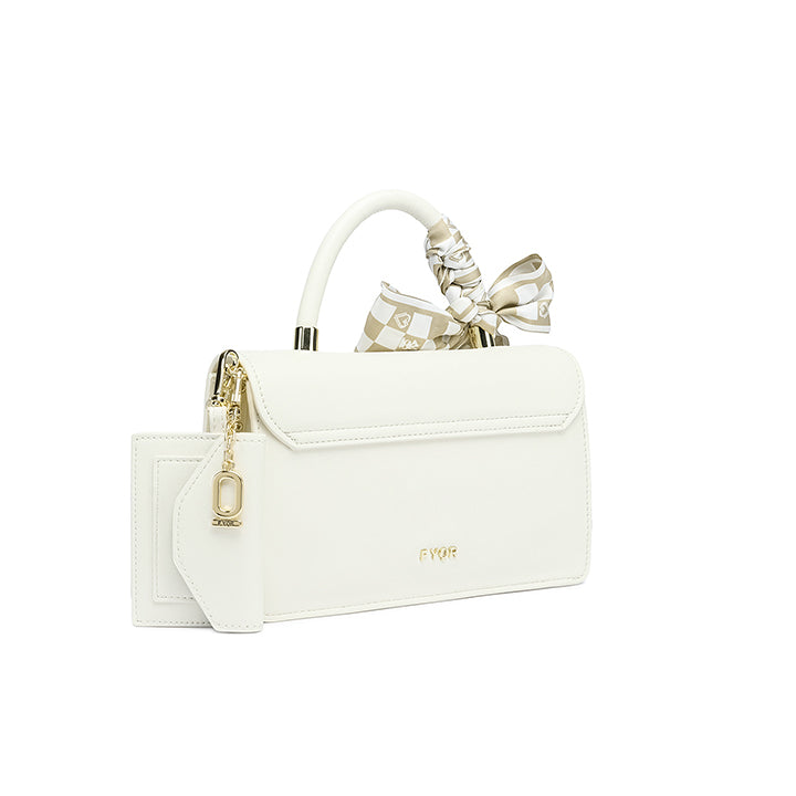 FYOR Top Handle Bag #color_white