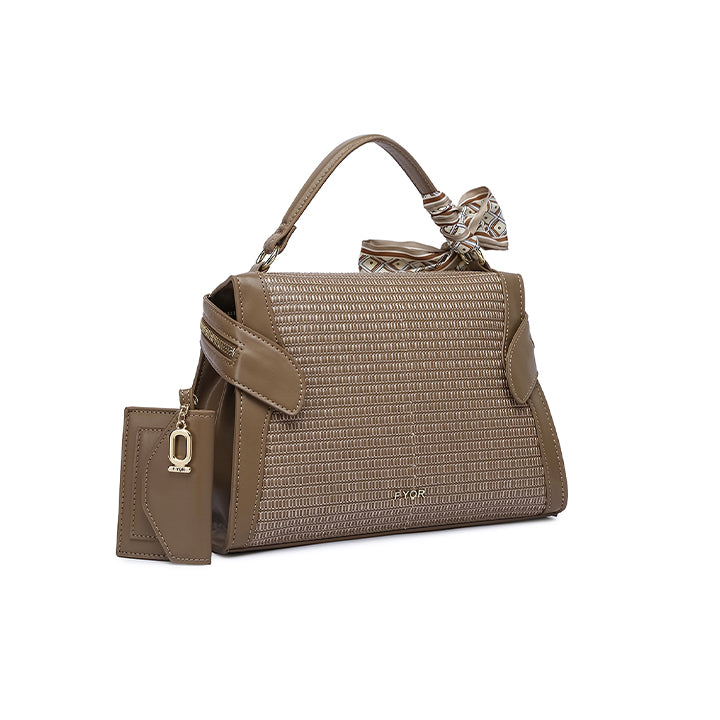 FYOR Satchel Bag #color_khaki