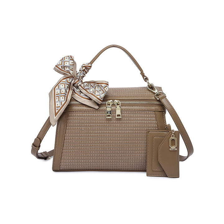 FYOR Satchel Bag #color_khaki