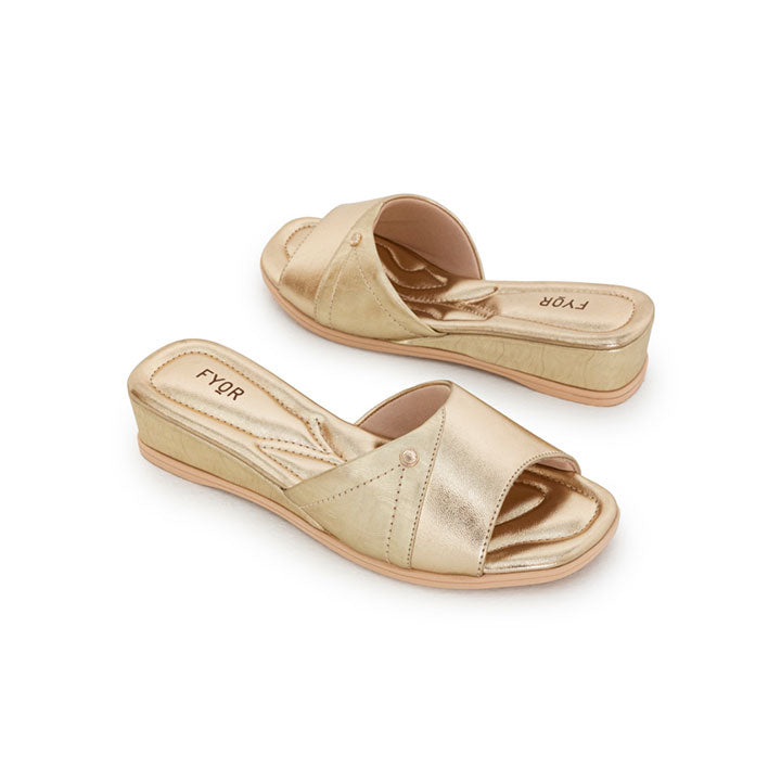 Fyor BRM 023 Comfort Sandal #color_gold