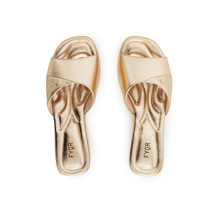 Fyor BRM 023 Comfort Sandal #color_gold