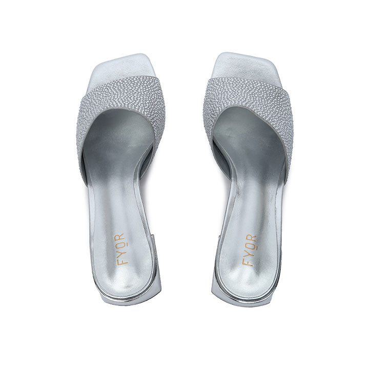 HL 158 Luxury Mule #color_silver