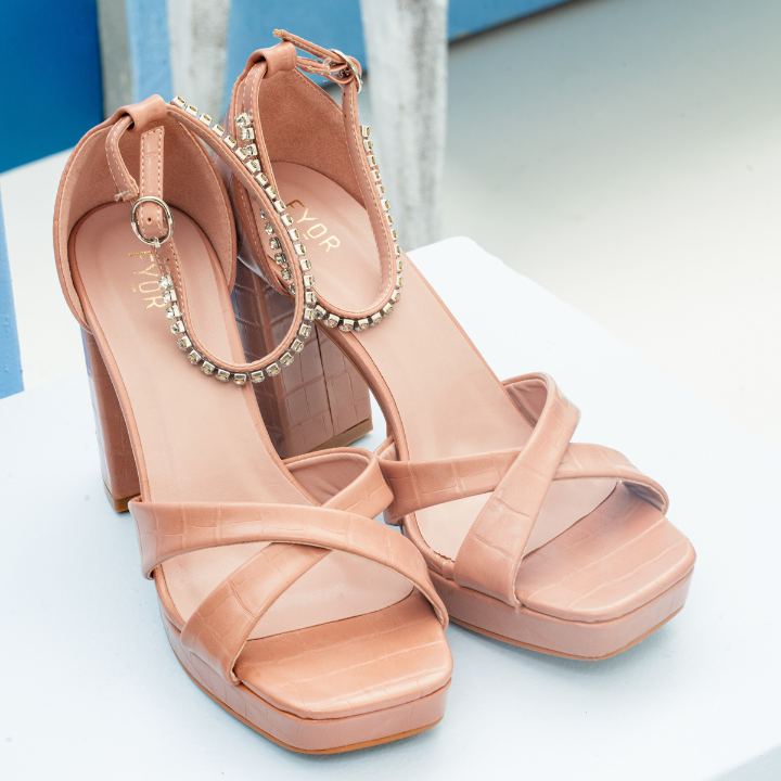 Fyor HL 135 Box Heel #color_peach