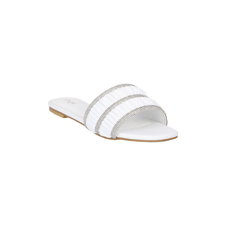 Fyor MY 242 Flat sandal #color_white