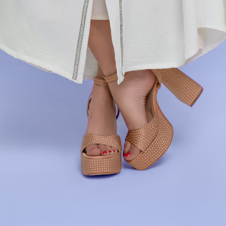 Fyor BWR 036 Box Heel #color_blush