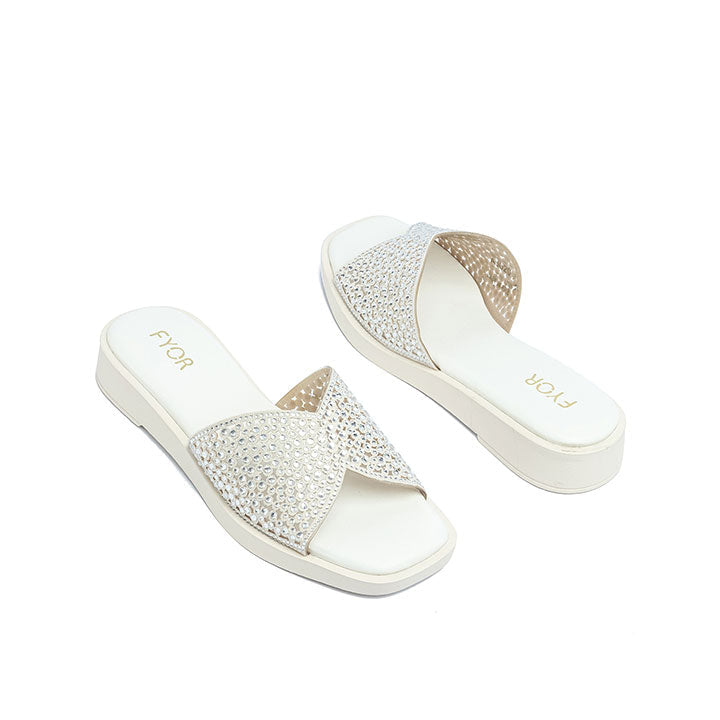 FYOR Flat Sandal #color_white