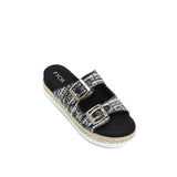 FYOR Flat Sandal #color_black