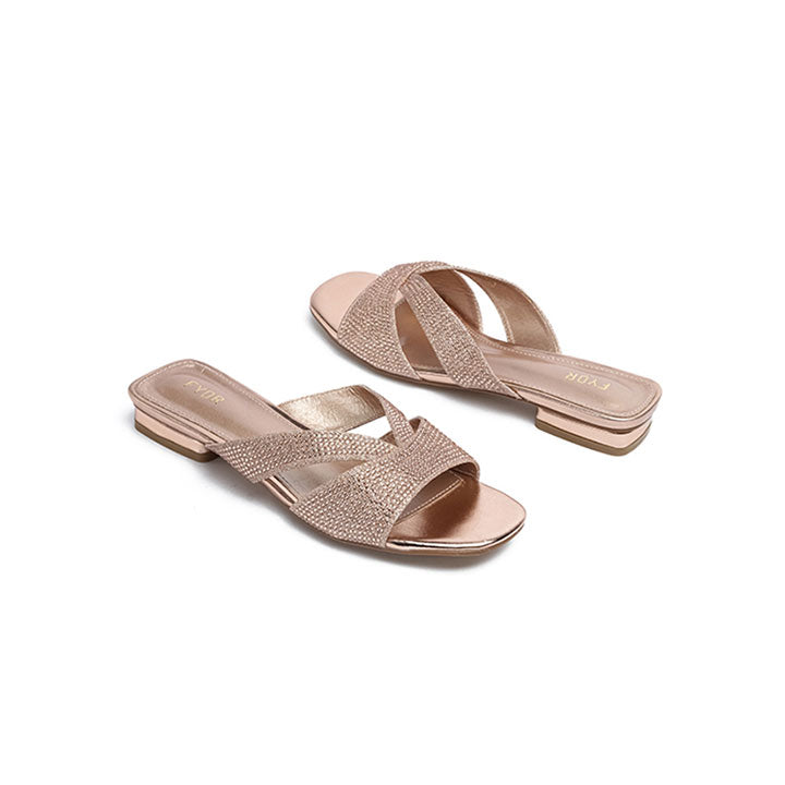 Fyor BB 43 Flat sandal #color_peach