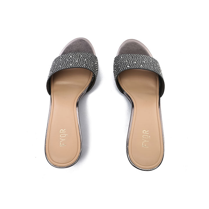 Fyor BB 45 Metallic Mule #color_gunmetal