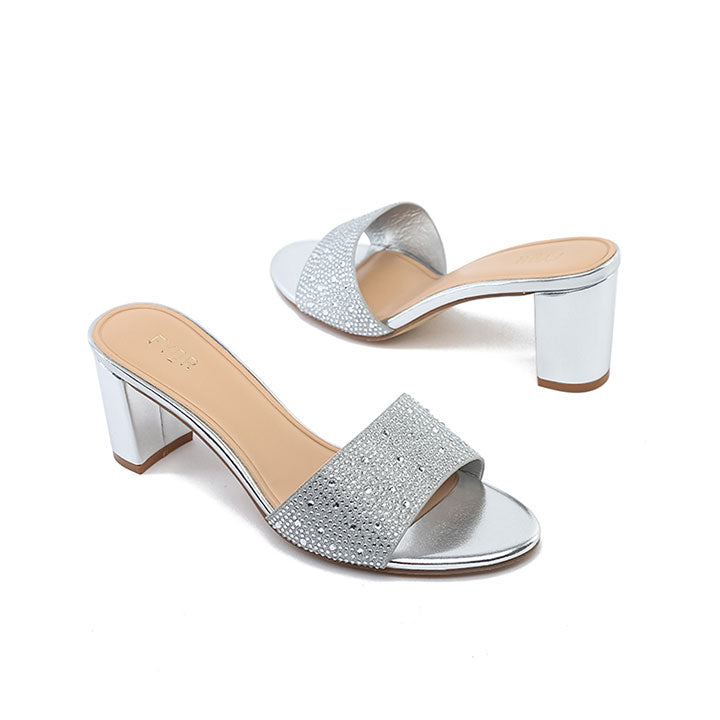 Fyor BB 45 Metallic Mule #color_silver