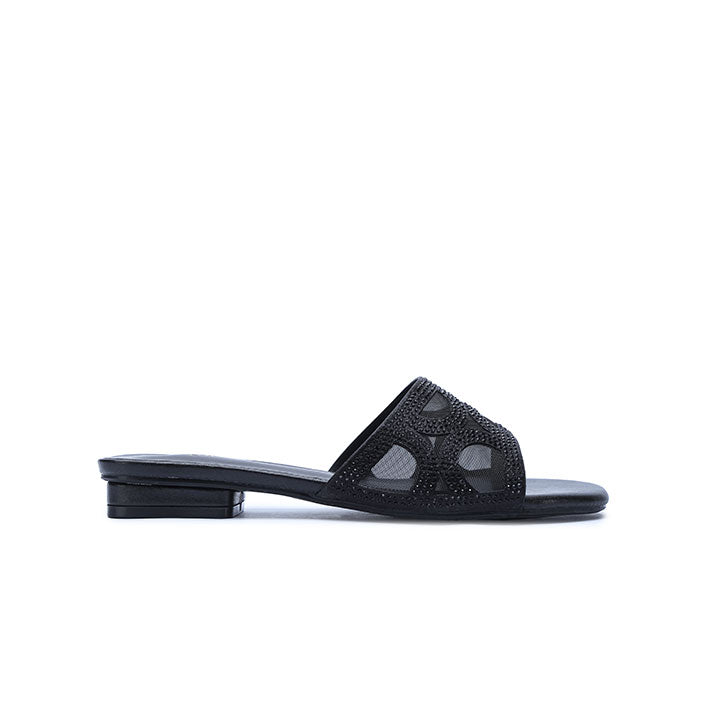 FYOR Flat Sandal #color_black