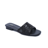 FYOR Flat Sandal #color_black