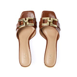 FYOR Flat Sandal #color_brown