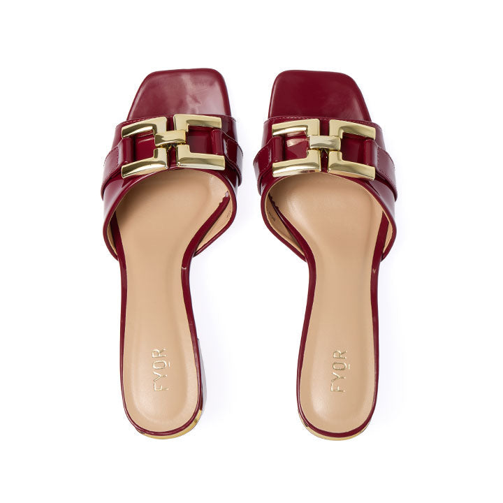 FYOR Box Heel #color_burgundy
