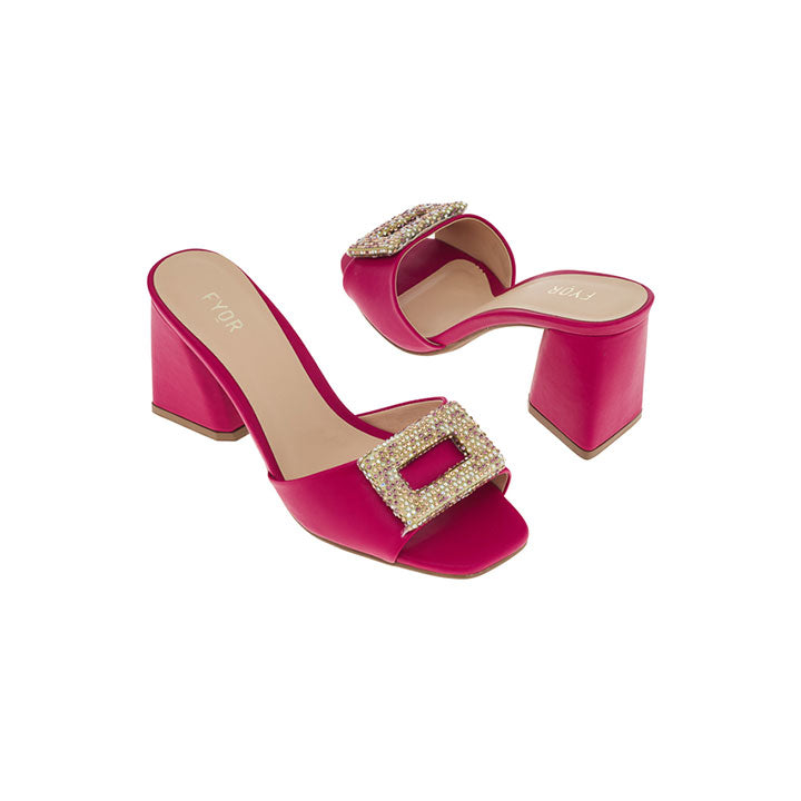 Fyor BCM 136 Box Heel #color_burgundy