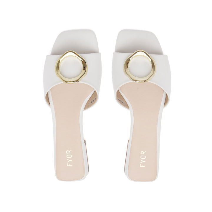FYOR Flat Sandal #color_white