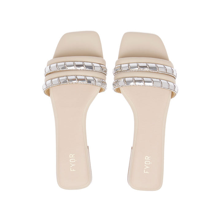 FYOR Flat Sandal #color_nude