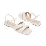 FYOR Flat Sandal #color_off-white
