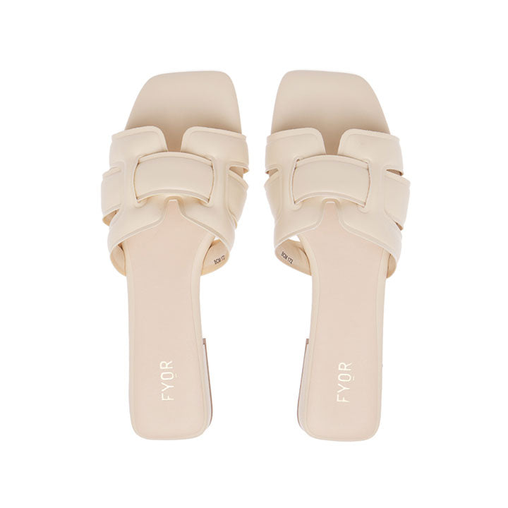 FYOR Flat Sandal #color_nude