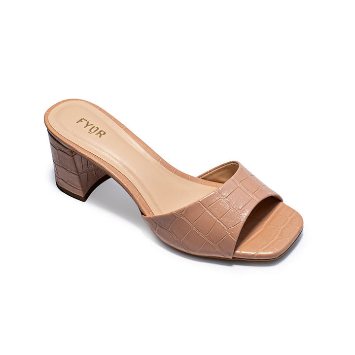 Fyor BCR 023 Box Heel #color_peach