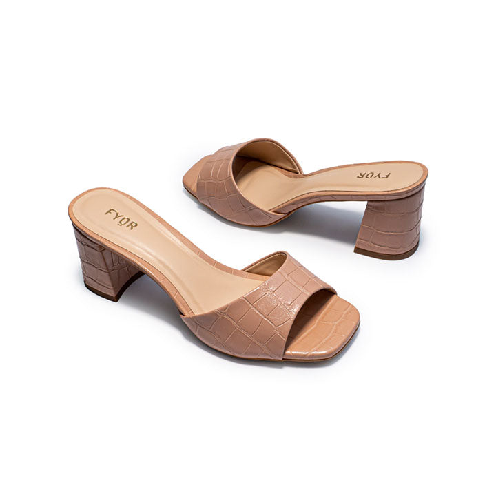 Fyor BCR 023 Box Heel #color_peach