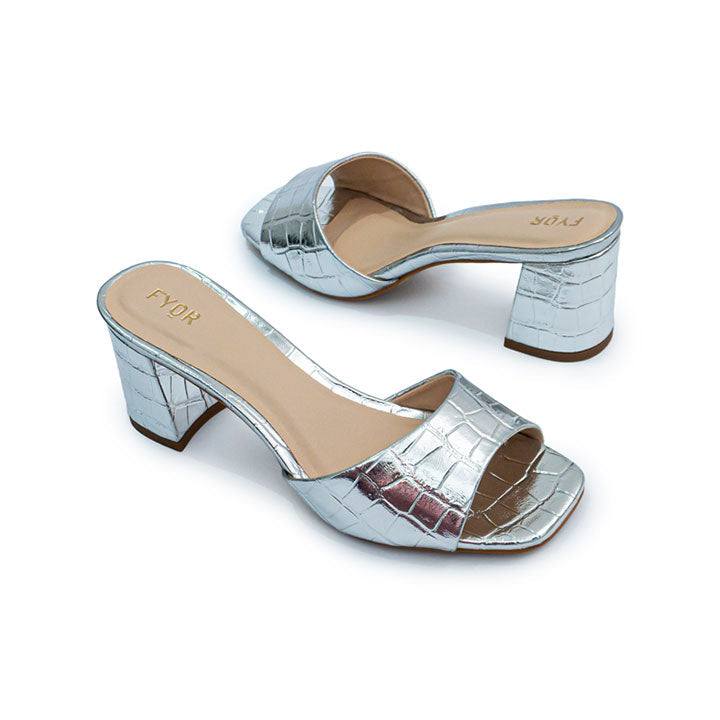 Fyor BCR 023 Box Heel #color_silver