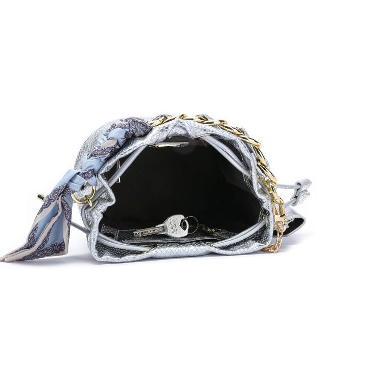 Fyor BD 142 Bucket Bag #color_silver