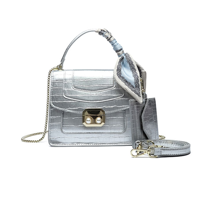 Fyor BD 93 Cross Body Bags #color_silver