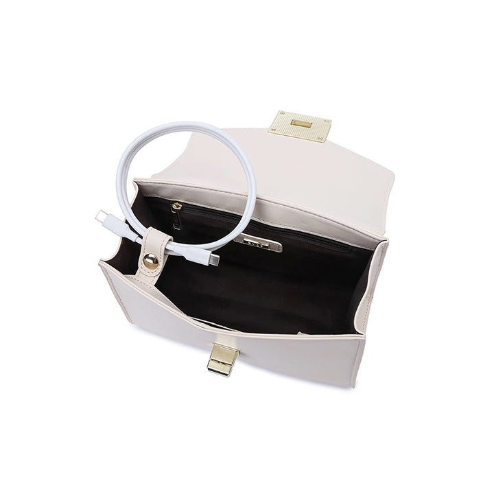 FYOR Satchel Bag #color_cream