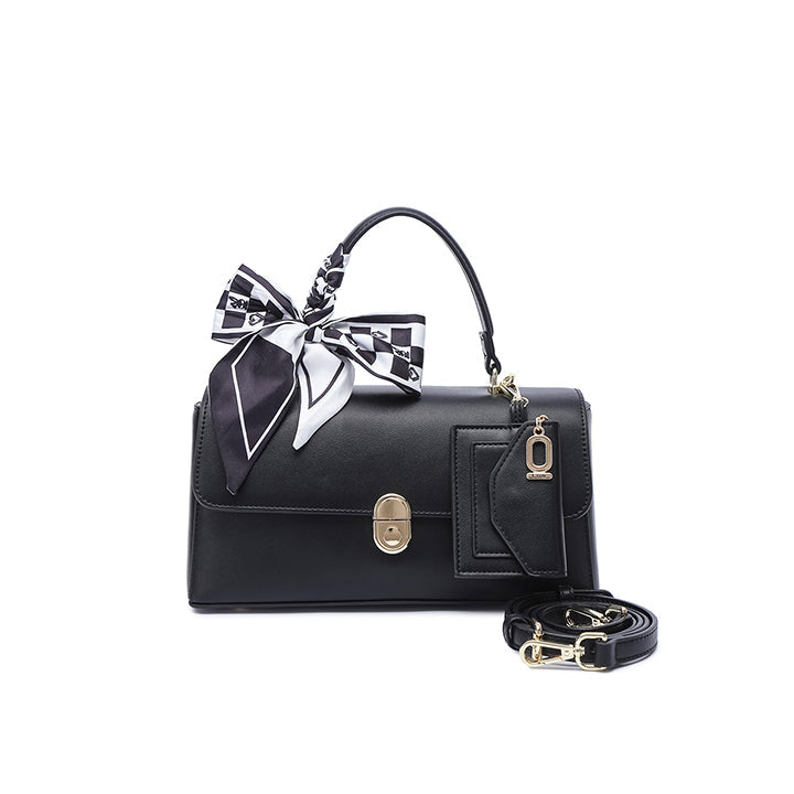 FYOR Top Handle Bag #color_black