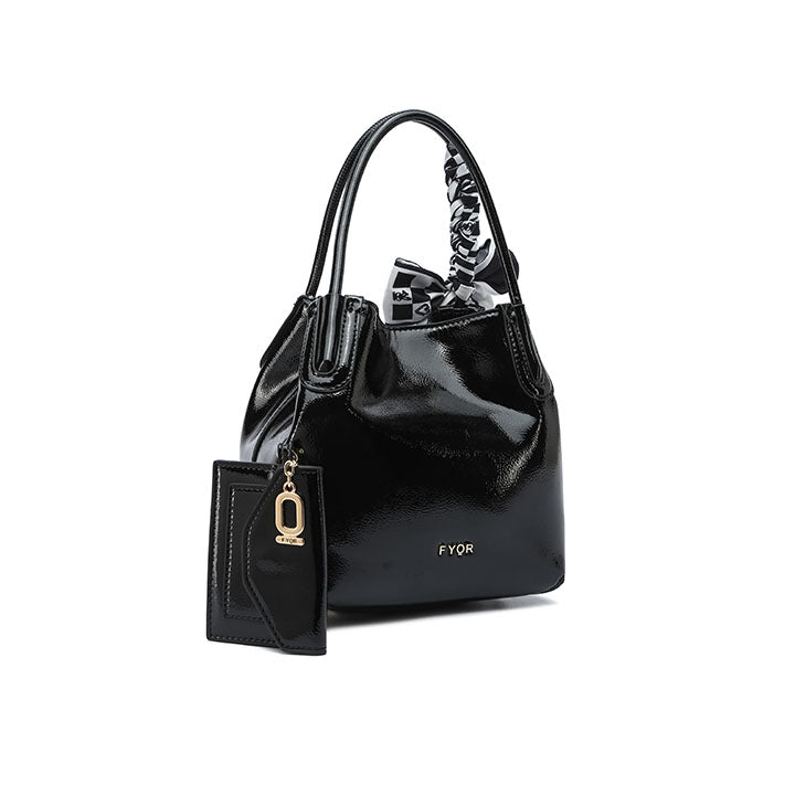 FYOR Top Handle Bag #color_black