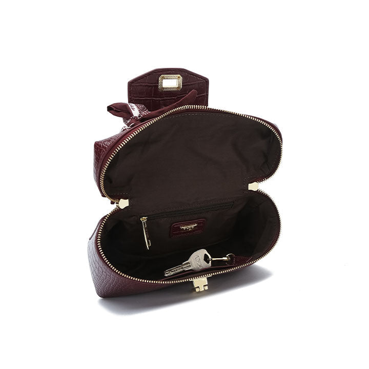 FYOR Vanity Bag #color_maroon