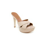 Fyor BDV 068 Cross Starp Platform #color_cream