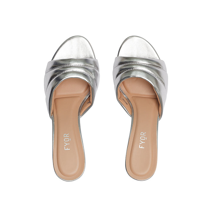 Fyor BDV 058 Box Heel #color_silver