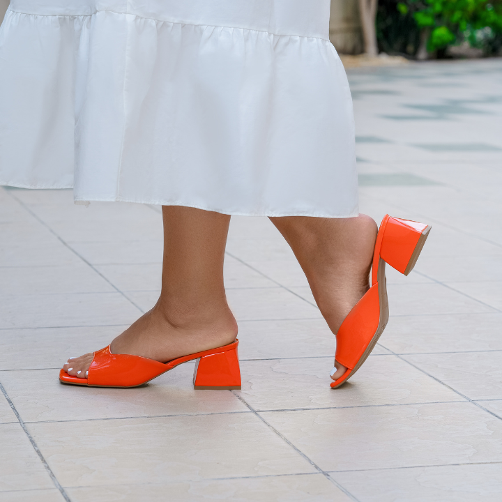 Fyor BDV 065 Box Heel #color_orange