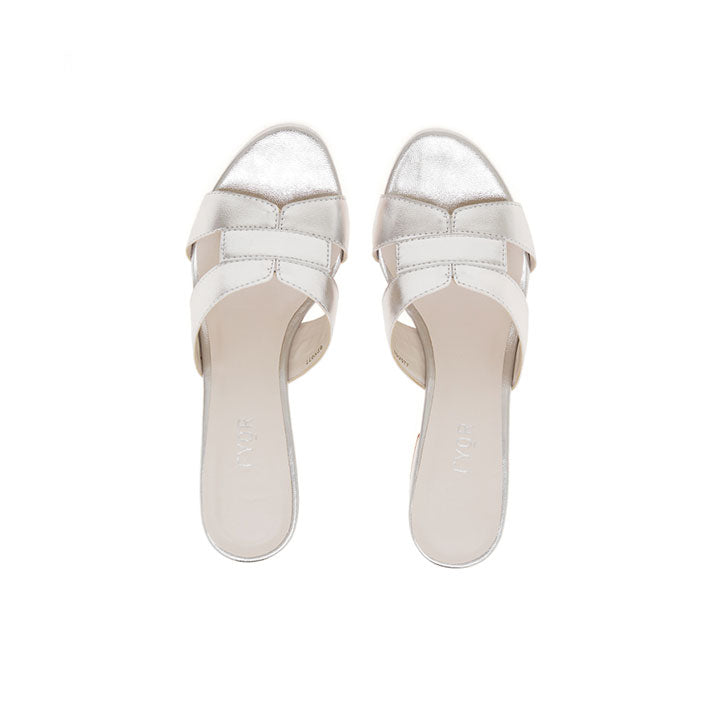 Fyor BDV 077 Box Heel #color_silver