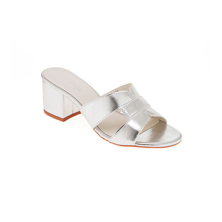 Fyor BDV 077 Box Heel #color_silver