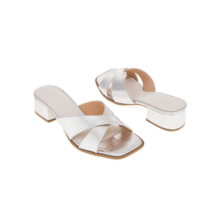 Fyor BDV 088 Box Heel #color_silver