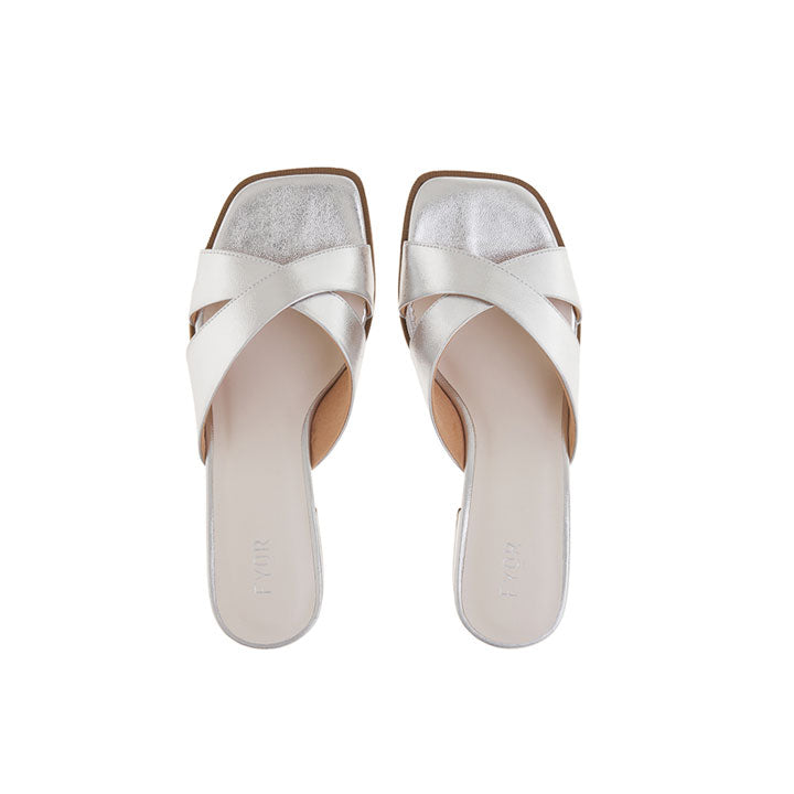 Fyor BDV 088 Box Heel #color_silver