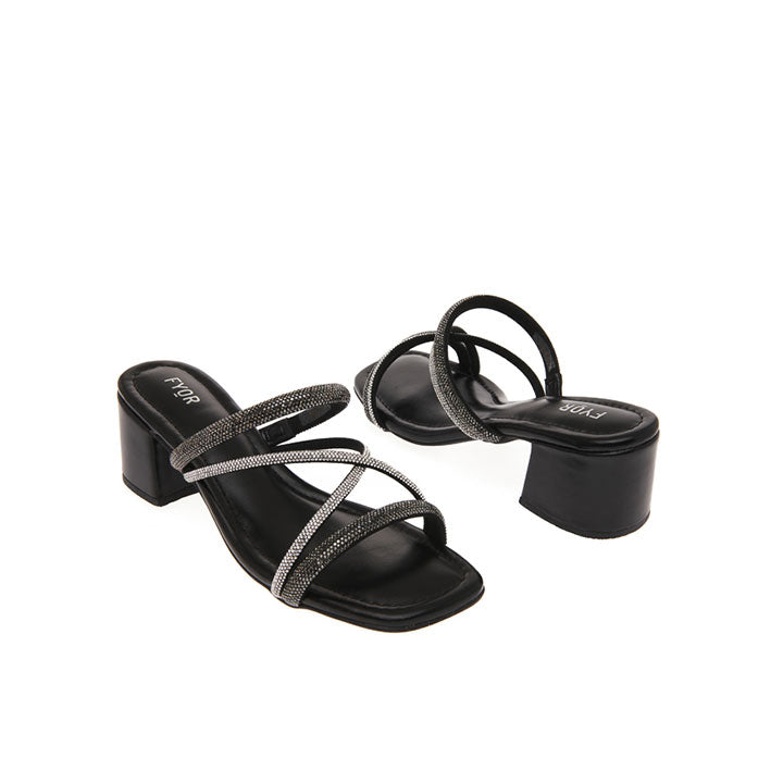 Fyor BDV 091 Luxury Mule #color_black