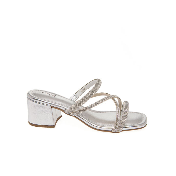 Fyor BDV 091 Luxury Mule #color_silver