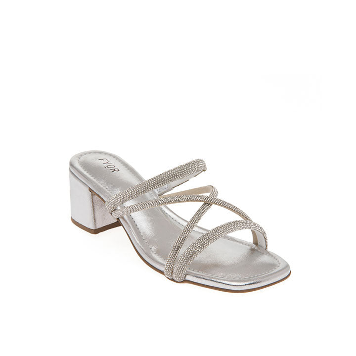 Fyor BDV 091 Luxury Mule #color_silver