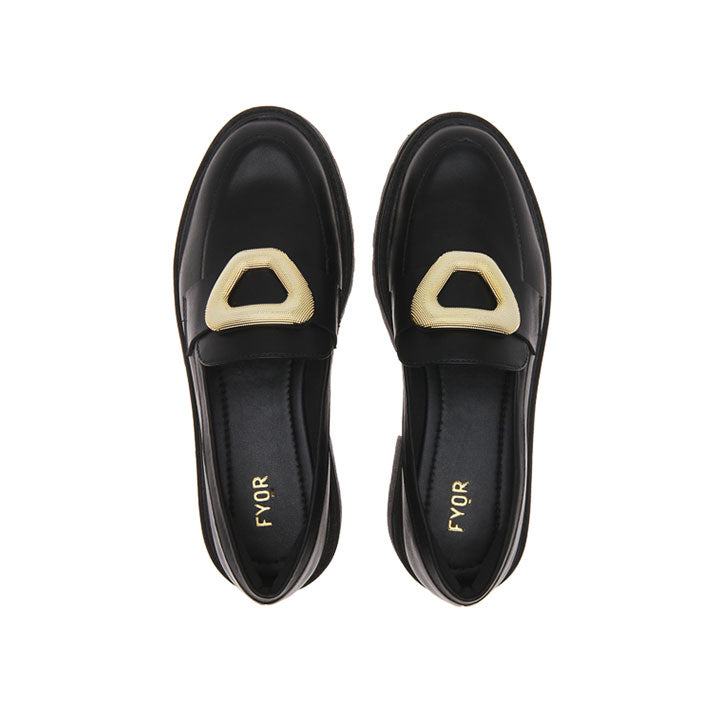 Fyor BDV 096 Luxury Loafers #color_black
